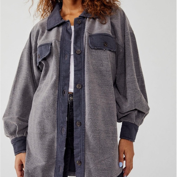NWOT Free People Ruby Jacket in Midnight, size small - Picture 1 of 5